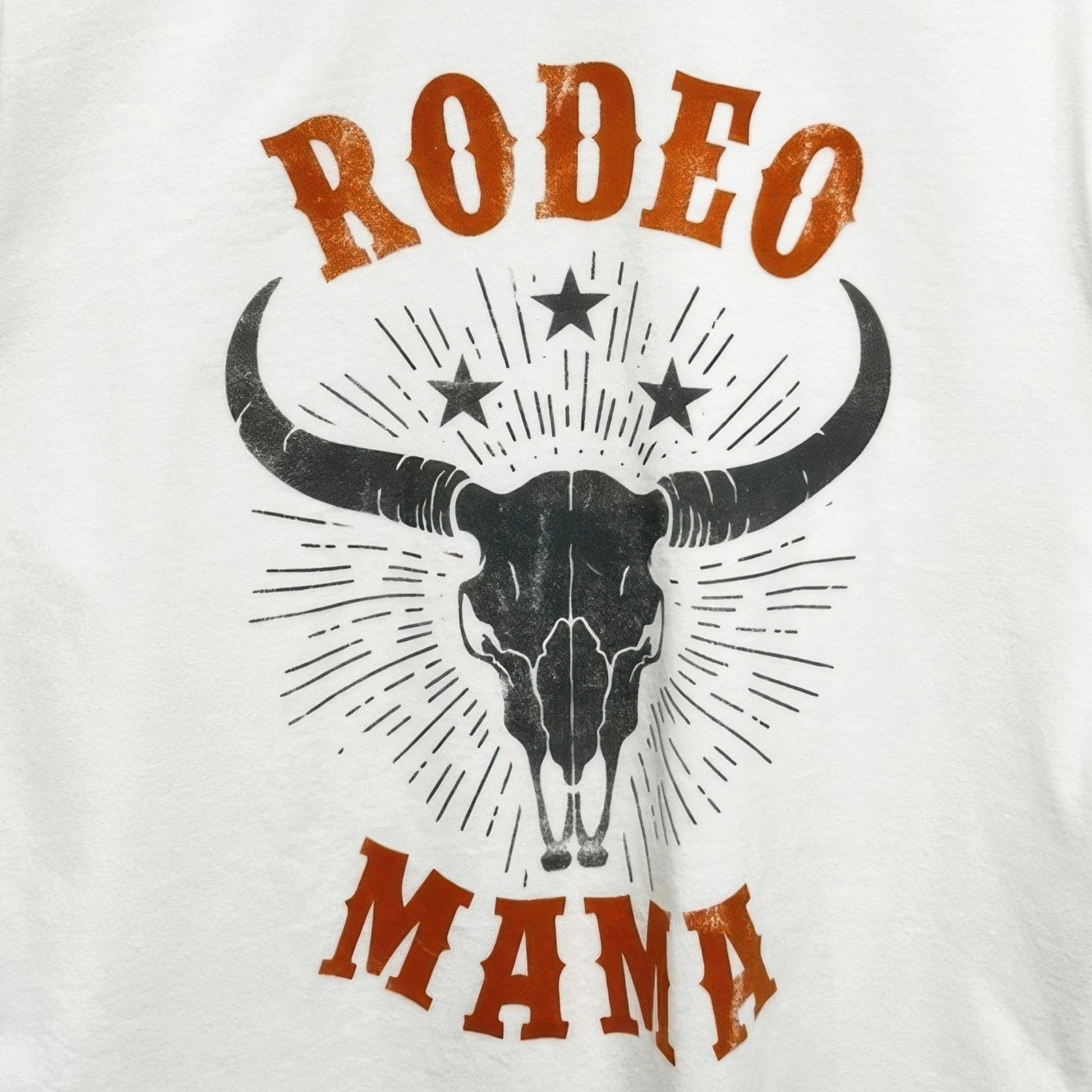 Rodeo Mama Graphic Cotton Top-detail view