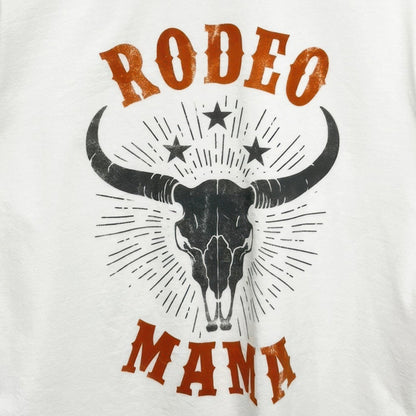 Rodeo Mama Graphic Cotton Top-detail view