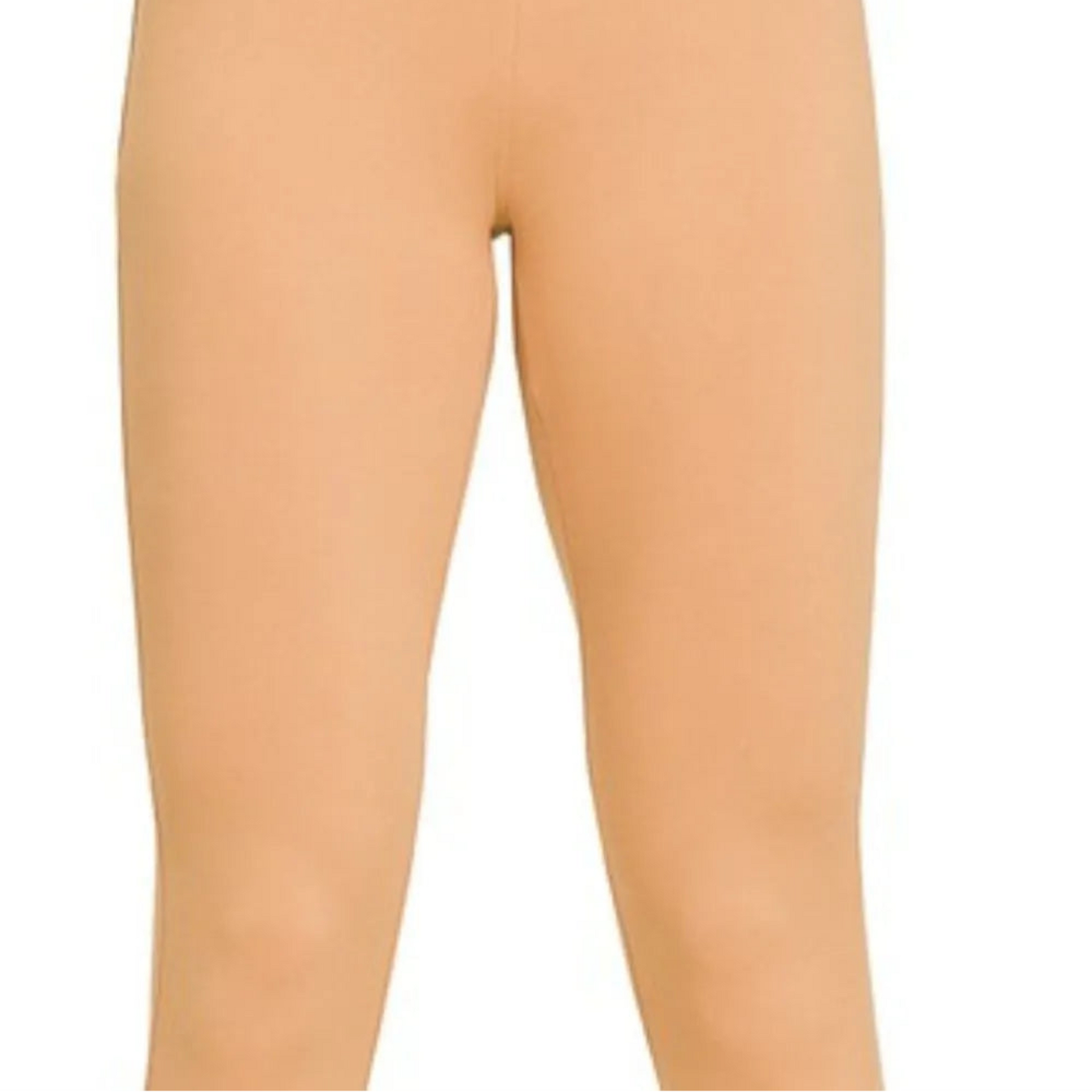 Detailed view of the seamless construction and soft texture of the Dark Brush leggings.