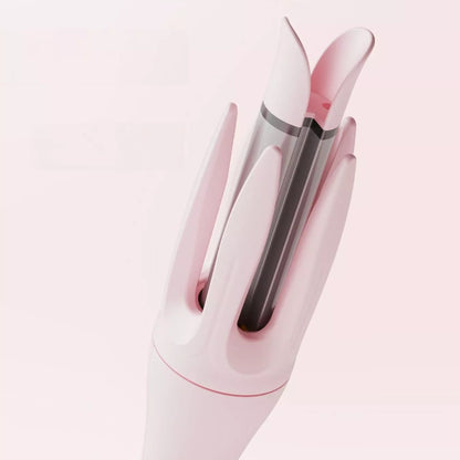 Automatic Rotating Ceramic Curling Iron - Curl Result head View
