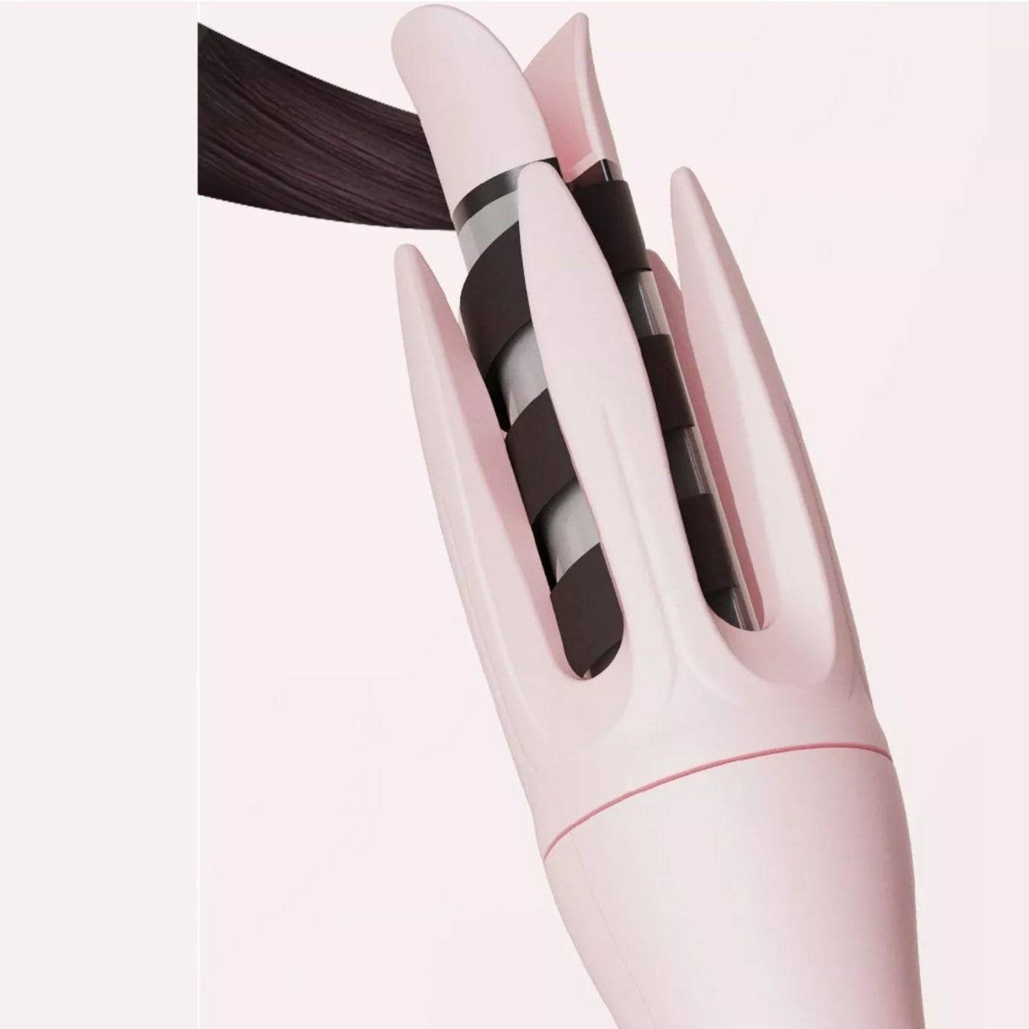Automatic Rotating Ceramic Curling Iron - In Use Lifestyle View